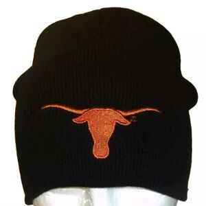 Texas Longhorns Mens Black Beanie Winter Hat New Ncaa